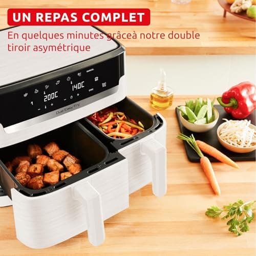 Moulinex Easy fry Collection Ivory, 8L, Up to 8 people, 6 Intuitive Programs, Air Fryer, Full Meal, Sync, Energy Saving, Dedicated App, EZ901AF0 - Image 4