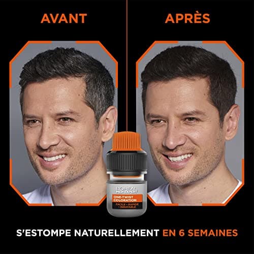 L'Oréal Paris Men Expert - Coloration pour Homme - One Twist Coloration - Teinte : Châtain Moyen (04) - Image 5