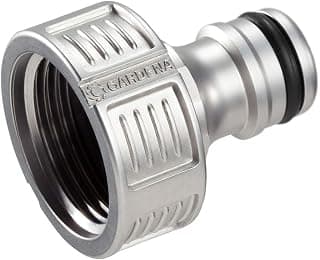 Gardena Nez de robinet Premium 26,5 mm (G 3/4 Pouce) de Gardena : adaptateur pour robinets, résistant au gel, emballé (18241-20)