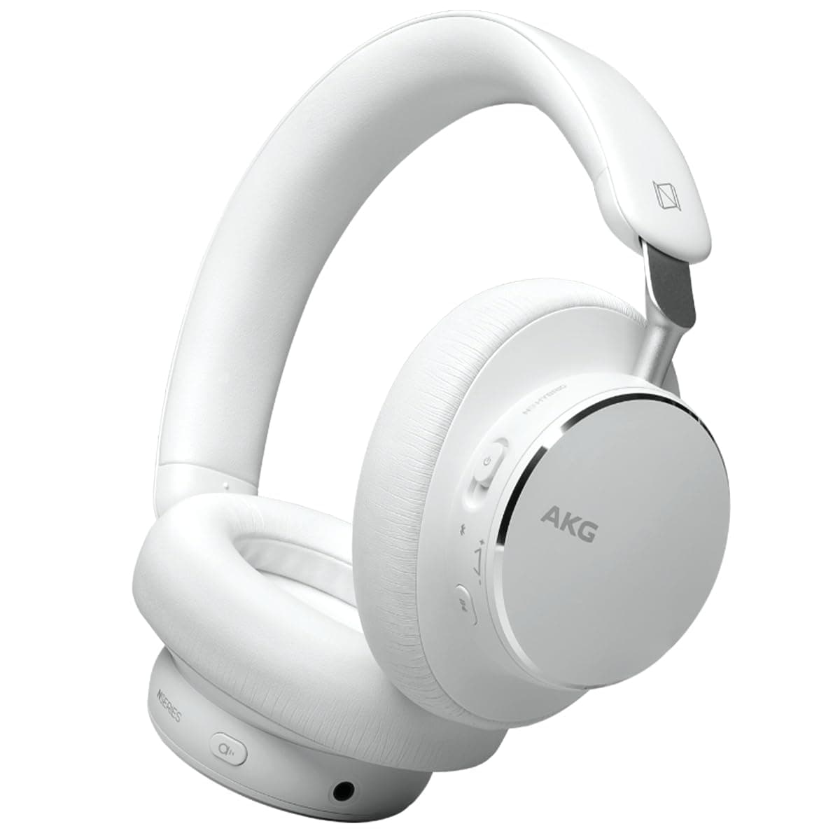 AKG N9 Hybrid Over-Ear Headphones - Crystal Clear Sound Wireless, True Adaptive Noise Cancelling, Zoom Certified Call Quality, 100 Hours of Battery Life, Bluetooth, USB-C, White - Image 9