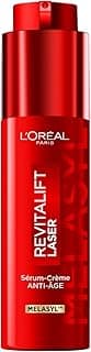 L'Oréal L'Oréal Paris - Sérum-Crème Anti-Âge - Réduit les Rides, les Taches et Redonne de l'Éclat - Tous Types de Peau - Enrichi en Melasyl - Revitalift Triple Laser - 30 ml