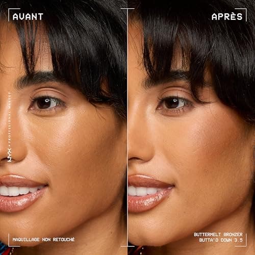 Nyx Professional Makeup - Compact Powder Bronzer - Bronze Up to 12H Without Transfer - Ideal for all skin tones - Vegan formula - Buttermelt Bronzer - Shade: Butta D Down - Image 3