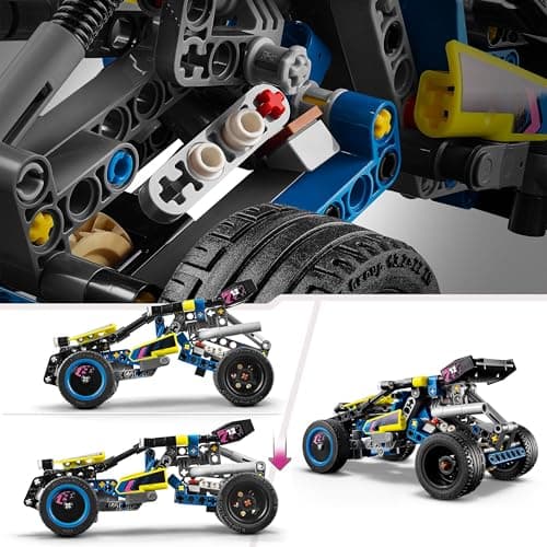 LEGO Technic 42164 All-Terrain Racing Buggy, Rally Vehicle, Racing Car Construction Toy, Gift for Boys and Girls from 8 Years Old - Image 5