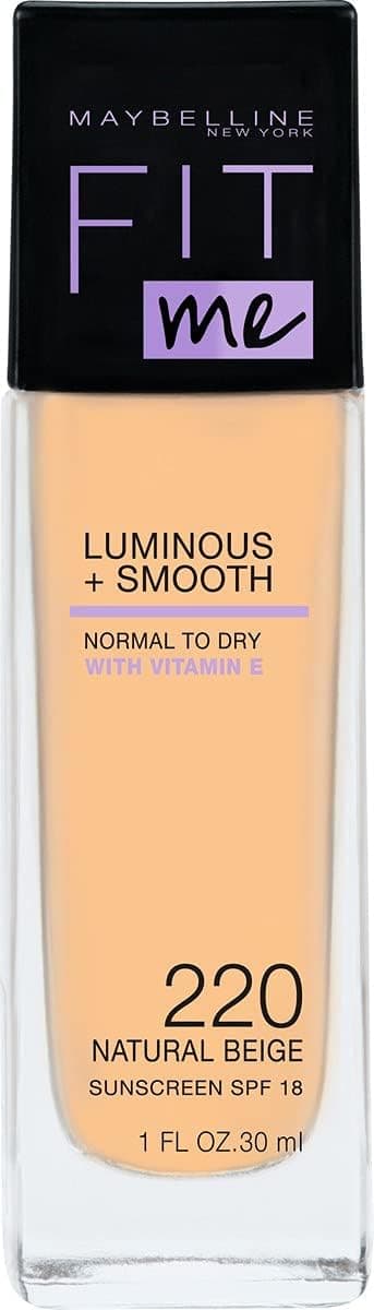 Maybelline Fit Me Luminous + Smooth Foundation No. 220 Natural Beige