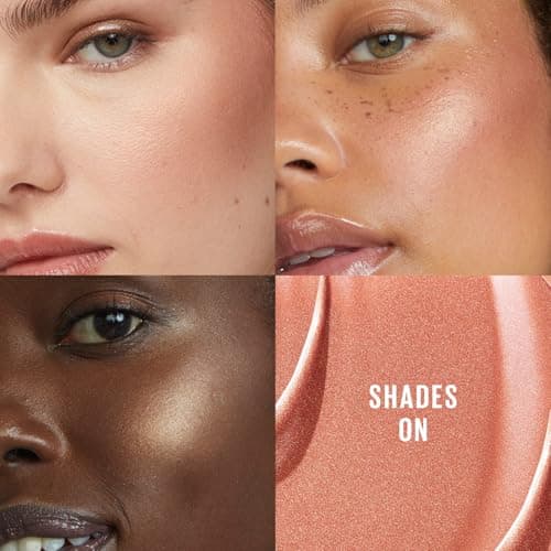 Maybelline New York - Blush Liquide Illuminateur Multi-Usage - Fard à Joues, Highlighter et Bronzer - Bonne Mine - Teint Hâlé - Maquillage Glowy - SUNKISSER - Teinte : Shades On - 4,7 ml - Image 7