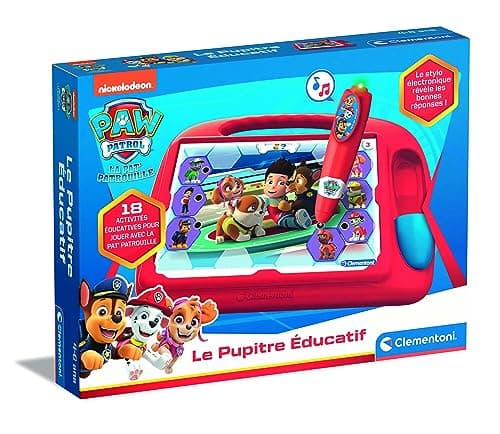 Clementoni | Paw Patrol Interactive Educational Music Stand for Children 4-6 Years | 18 Activities on Cards + Electronic Pen Sound and Light | Learning Colors, Shapes, Logic | Gift Idea - Image 2