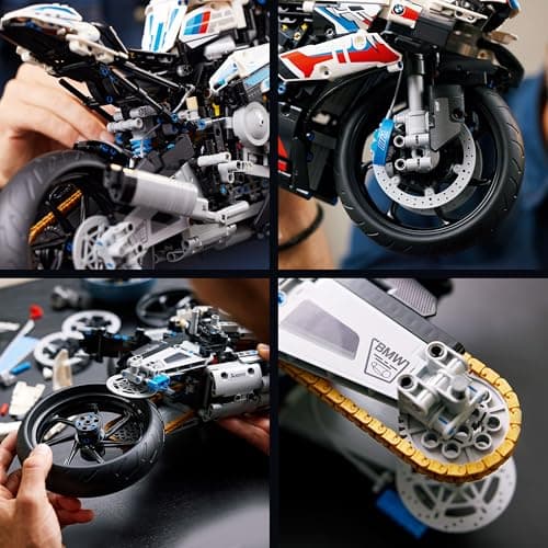 LEGO 42130 Technic BMW M 1000 RR Modèle Réduit de Moto Pour Adulte, Maquette Pour Construction et Exposition, Idée de Cadeau - Image 5