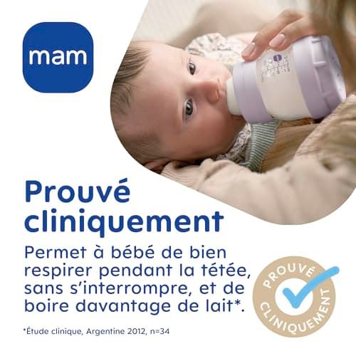 MAM Easy Start/Anti-Colic Bottle - 320 ml - Sand - Flow Teat 3 - Image 7