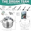 Canning Instant Pot Max-Canning Supplies Stainless Steel Water Bath Canister with Canning Stand - Image 7