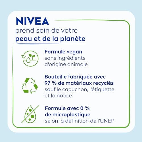 NIVEA - Tonique Fraîcheur - Nettoyant Visage - Elimine Les Impuretés & Tonifie La Peau - Rafraîchit & Hydrate - Fleur De Lotus, Hydramine & Vitamine E - Vegan - Peaux Normales & Mixtes - 200 ml - Image 8