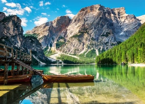 Ravensburger - Adult Jigsaw Puzzle - 1000 piece jigsaw puzzle - Bray Lake in the Dolomites, Italy - Adults and Children from 14 years old - High quality puzzle - Countries & Landscapes - 12000363 - Image 4