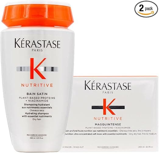 Kerastase Nutritive Bain Satin 250ml Intense Mask 200ml - Image 1