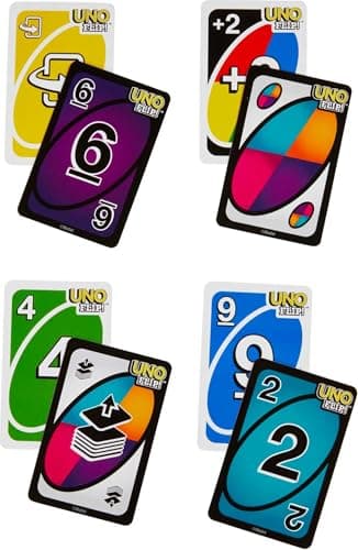Uno GDG37 Card Game with 112 Cards in a Sturdy Metal Box, with Amazing New Action Cards, Adults, Children, Teenagers, Ages 7 and Above - Image 5