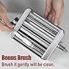 KitchenAid Pasta Maker Accessory Metal Pasta Maker Accessory 3 in 1 Accessory for KitchenAid Pastry Processor 8 Levels Adjustable Thickness - Image 5
