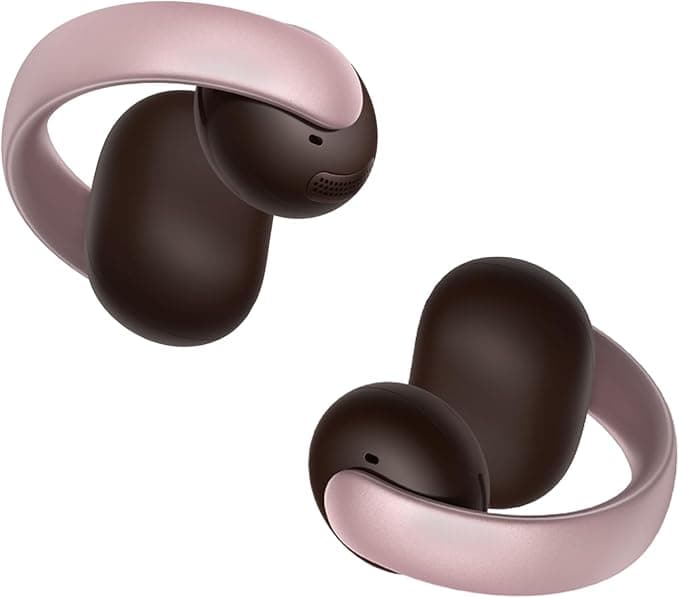 soundcore AeroClip by Anker, Clip Free Ears, Adaptive Comfort, Clear Calls with 4 Mics and AI, Stable, 12 mm Speakers, Open Ring Design