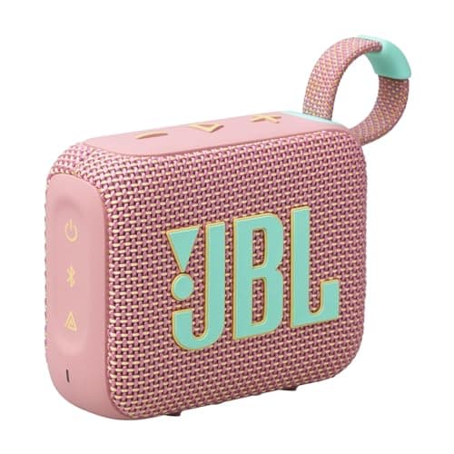 JBL GO 4, Enceinte Bluetooth ultra-portable, son JBL Pro, basses percutantes, 7 heures d'autonomie, fonction Playtime Boost, résistante à l'eau et à la poussière IP67, rose - Image 3