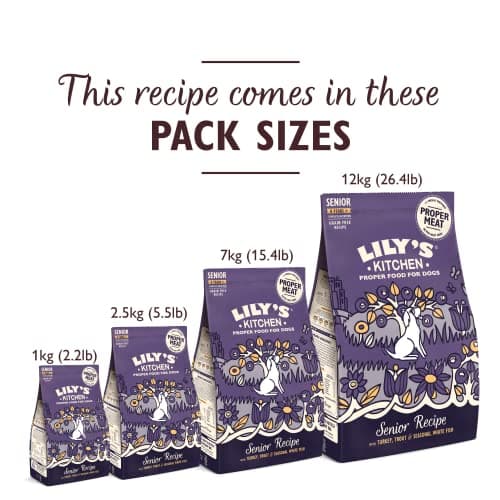 Lily's Kitchen Made from Natural Ingredients Dry Food for Senior Dogs Turkey & Trout Complete Nutrition 2.5kg Bag - Image 7