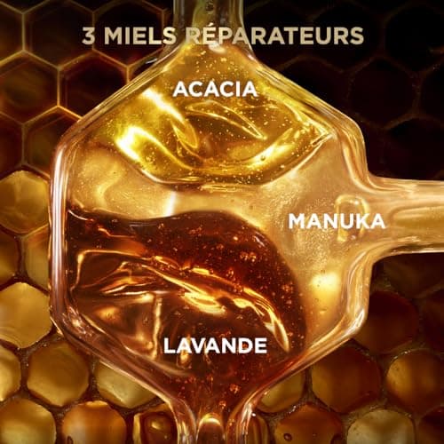 Garnier Ultra Doux Trésors de Miel - Replenishing Hair Routine - Shampoo, Conditioner & Mask - With Beeswax & Acacia Honey - For Fragile & Brittle Hair - Image 6