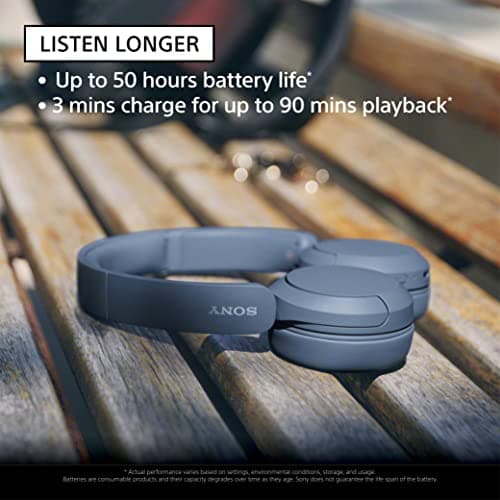 Sony WH-CH520 Wireless Bluetooth Supra-Ear with Microphone for Phone Calling, Black - Image 3