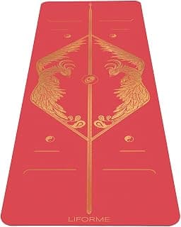 Liforme Collection Nouvel An Chinois - Le Meilleur Tapis de Yoga Écologique et Antidérapant avec Un Système d’Alignement Unique et Original - Biodégradable et Adhérence Extrême