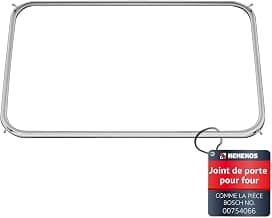 joint de porte tout autour avec 4 crochets adapté pour four Bosch 00754066/754066, Siemens, Neff, Constructa, joint de four scellant les portes de four en caoutchouc