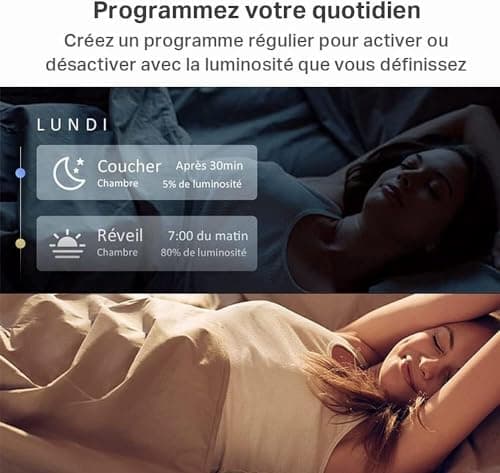 Tapo Ampoule Connectée WiFi, Ampoule LED E27 Multicolore 2500K-6500K, Dimmable 8.7 W 806Lm, Compatible avec Alexa et Google Home, Commande Vocale, Economie d'énergie, L530E(4-pack) - Image 9