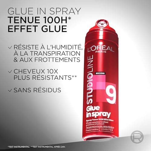 L'Oréal Paris - Styling Spray 100h* Glue Effect - Extreme Fixation - Precise Application Micro-Diffusion - Fortifying Complex - Studio Line - Image 4