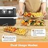 ENSINE Air Fryer Accessories for Ninja Foodi FlexDrawer 10.4L AF500EU, Air Fryer Grill Compatible COSORI TWINFRY Dual Blaze 10L - 2-in-1 Stackable Airfryer Racks, Double Level, Durable Stainless Steel - Image 7