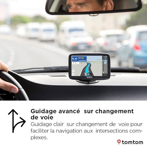 TomTom GO Classic 2nd Generation Car GPS (6 Inch, Traffic Info, Hazard Alerts Test, EU Maps, Update via WiFi, Lane Change Guide, Integrated Reversible Mount) - Image 8