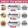 Pasta Machine Rolls Cutters for KitchenAid Robot, Stainless Steel, Composite Pasta Machine and Two Rolls Cutters for Kitchenaid Artisan Accessories - Image 6