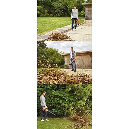 BLACK+DECKER - Wired axial blower 1850W - Leaf blower with 2 speeds - Integrated scraper - wind tunnel volume 12.75 m3/min - 190 km/h blower speed - BEBL185-QS - Image 4