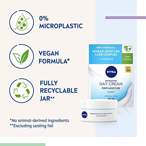 NIVEA Crème de jour rafraîchissante 24H SPF 30 50 ml - Image 4
