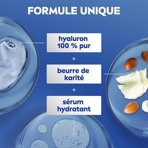 NIVEA Gentle Hydrating Body Lotion 72h (1 x 400ml) - Moisturizing Cream with Pure Hyaluronic Acid & Shea Butter - Body Care with Nourishing Moisturizing Serum Dry Skin - Image 5