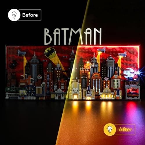 YEABRICKS LED Light for Lego 76271 DC Batman: The Animated Series - Gotham City - Building Set (Lego Set not included) - Image 7