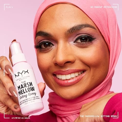 NYX Professional Makeup Marshmellow Anti-Shine Mattifying Makeup Fixing Spray - Image 5