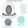 Ainiv Replacement Ear Pads for Bose Headphones, Replacement Earpiece Compatible with Bose QuietComfort 35 (QC35) and Quiet Comfort 35 II (QC35 II) Over-Ear Headphones (White) - Image 6