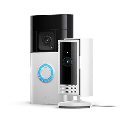 Ring Ring Wireless Video Doorbell Plus (Battery Video Doorbell Plus) + Ring Indoor Camera (Indoor Camera 2nd Gen.)