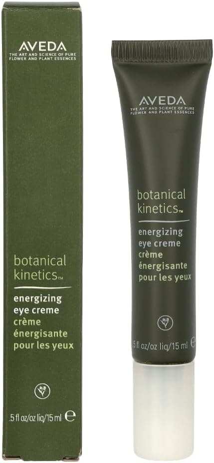 Aveda Botanical Kinetics Crème Énergizante Pour Les Yeux | aide à éclaircir le contour des yeux, réduit l’apparence des cernes | à la racine de réglisse et caféine | 96% d’origine naturelle*, 15 ml