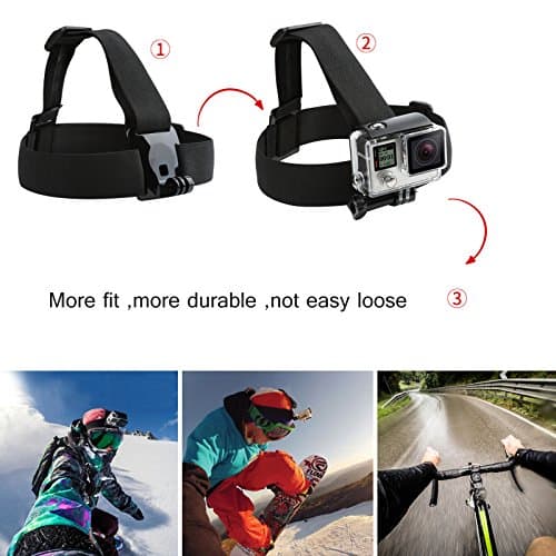 SHOOT 10 in 1 Accessories Pack Kit Selfie Stick for GoPro Hero 13/12/11/10/9/8/7/6/5/Fusion Crosstour Campark New APEMAN WiMiUS TecTecTec YI AKASO Campark Victure - Image 3