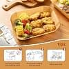Baking Paper for Ninja Air Fryer, 100 Pieces Thickened 20 x 14 cm Rectangular Baking Paper Fryer Oil-Free Compatible with Ninja AF300EU AF400EU SL400EU and Other Dual/Double Airfryer - Image 6