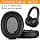 WH XB910N Replacement Soft Protein Leather Earpads for Sony WH-XB910 XB910N Headphones with Extra Low Bass (Not Compatible with WH-H910N Model) Black - Image 3