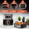 UNBOX Air Fryer Accessories Compatible with Philips 2000 Series 6.2L (NA230), Cecotec 5.5L, Moulinex 6.5L, Ninja 4.7L, COSORI 5.5L - With Reusable Silicone Airfryer Mould, Pizza Tray - Image 7