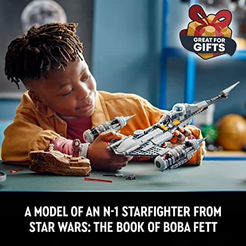LEGO 75347 Star Wars The Bomber TIE, Buildable Model Kit & 75325 Star Wars The Hunter N-1 Mandalorian The Book of Boba Fett: Space Adventure with Baby Yoda Figures - Image 7