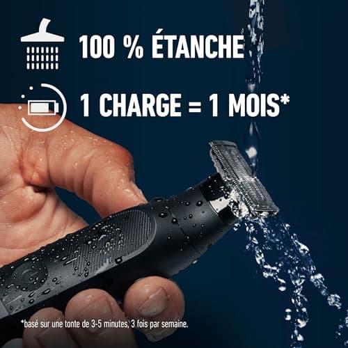 Gillette King C Electric Beard Trimmer for Men, Wireless, Waterproof, Replaceable Metal Blade, Men's Beard Set with 4 Interchangeable Combs for Trimming and Shaving, CenterCut Technology - Image 7