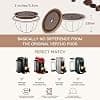 Vertuo Reusable Coffee Capsule Capsules, 230ml, Compatible with Nespresso Vertuo and VertuoLine Coffee Machines, with 2 Reusable Coffee Capsule Lids, Spoon and Brush - Image 6