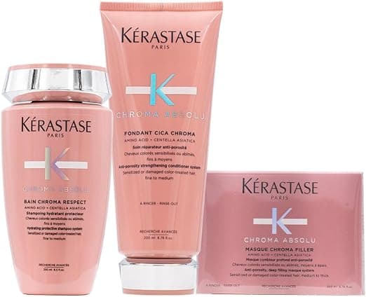Kerastase Chroma Absolute Shampoo250ml Conditioner200ml Mask200ml - Image 1