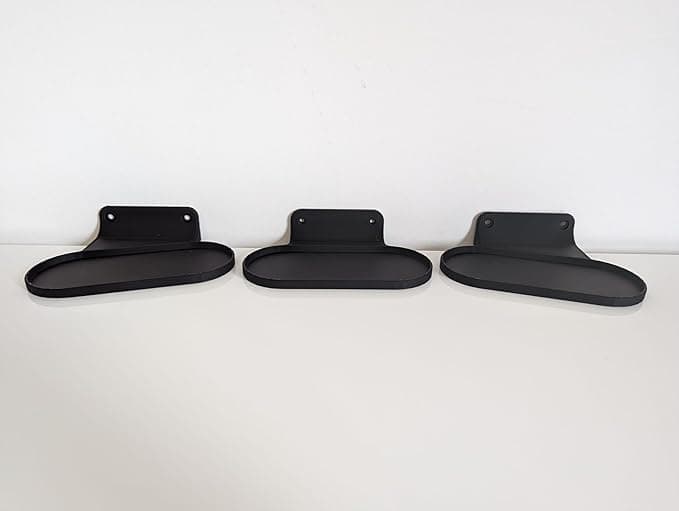 Google Home Hub Wall Mount/Bracket - Wall Mount Google Nest Hub - Gen 1 & 2 - Black (15° Right)