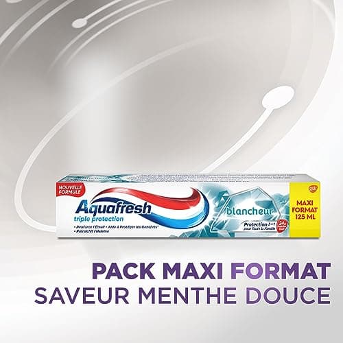 Aquafresh Triple Protection Whitening Toothpaste, Healthy Gums, For Strong Teeth and Fresh Breath Maxi Size 125 ml - Image 4