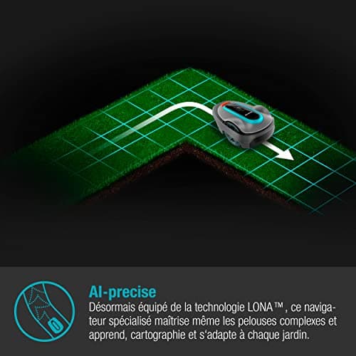 Gardena Smart Robot Mower SILENO City 250 Set: Innovative Lona AI technology, Via App adjustment, SensorControl, for slopes 35% Max, Smart gateway, Version FR/NL (19601-66) - Image 6
