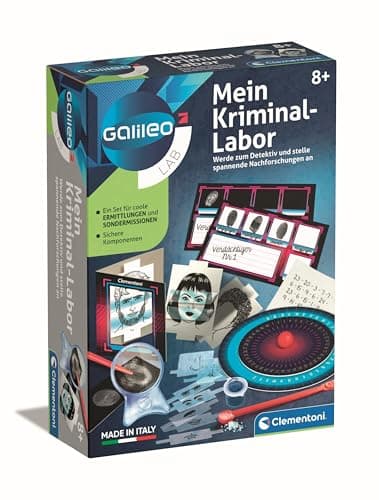 Galileo Lab My Criminal Laboratory - Detective Kit for Children from 8 Years Old - Equipment for Young Detectives, Investigators and Agents - 59321 Clementoni - Image 2